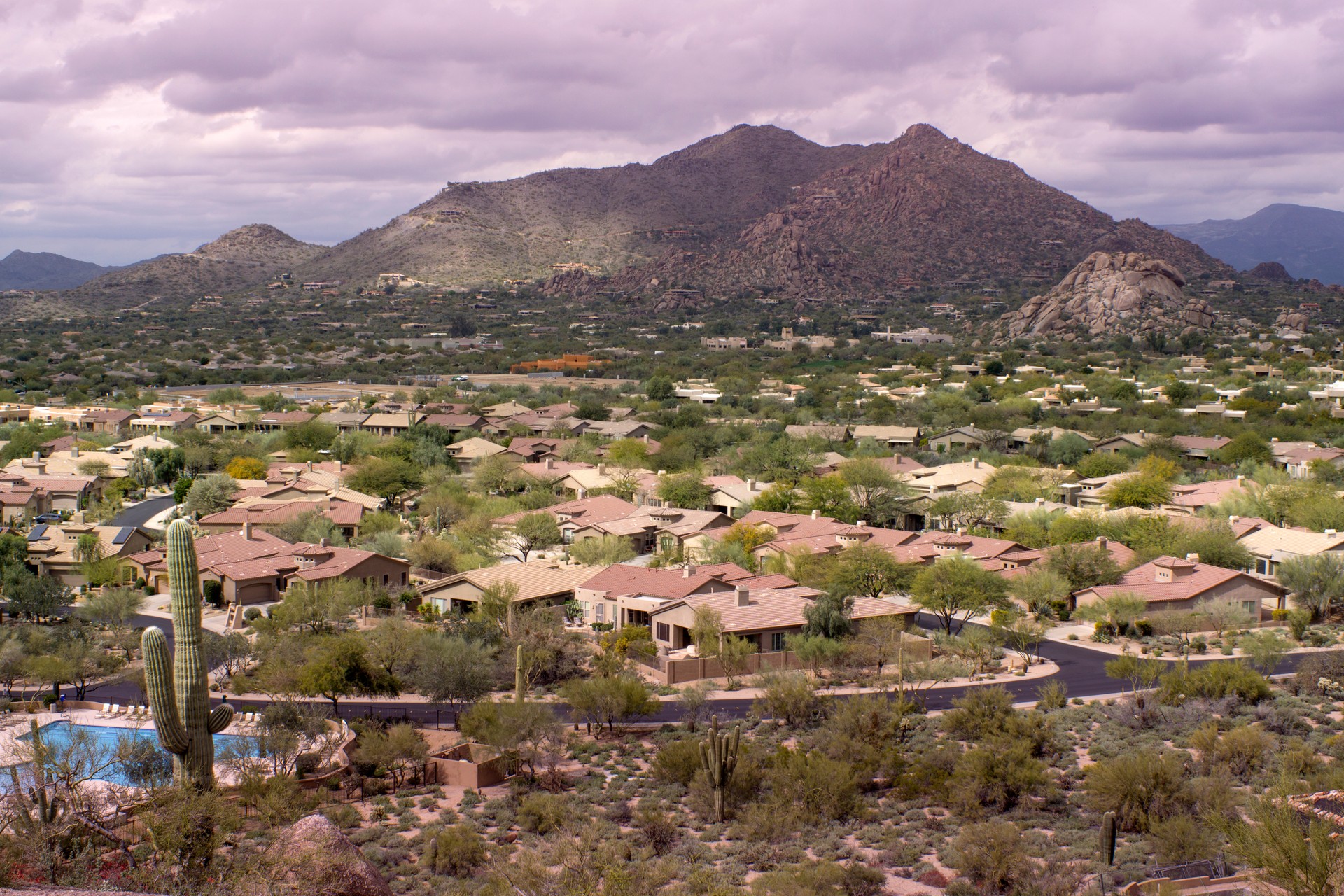 Phoenix,Scottsdale desert community